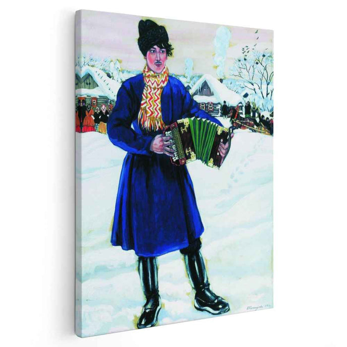 Pancake Tuesday in a Village. Maslenitsa (1916) by Boris Kustodiev