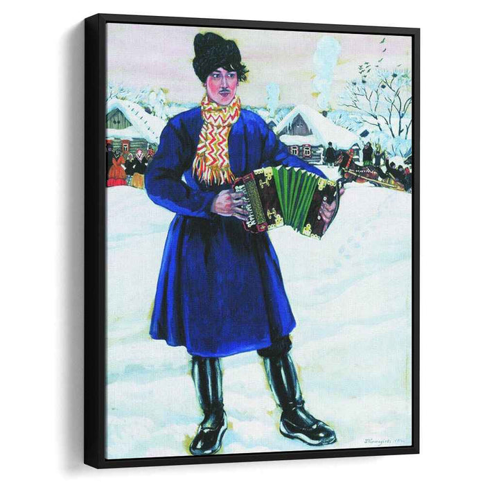 Pancake Tuesday in a Village. Maslenitsa (1916) by Boris Kustodiev