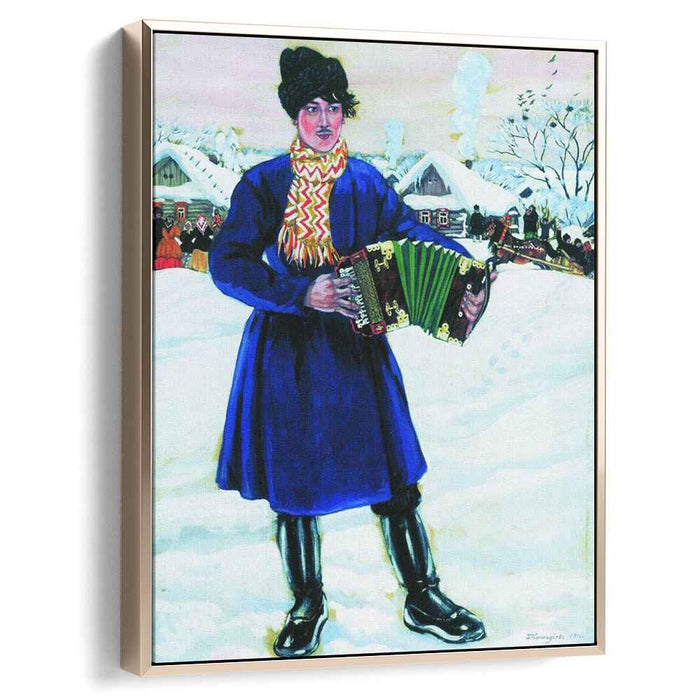 Pancake Tuesday in a Village. Maslenitsa (1916) by Boris Kustodiev