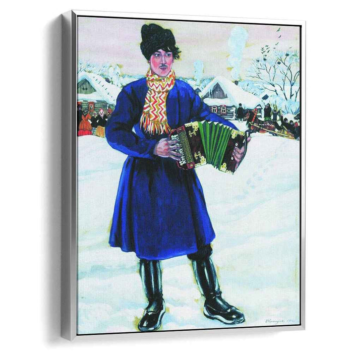 Pancake Tuesday in a Village. Maslenitsa (1916) by Boris Kustodiev