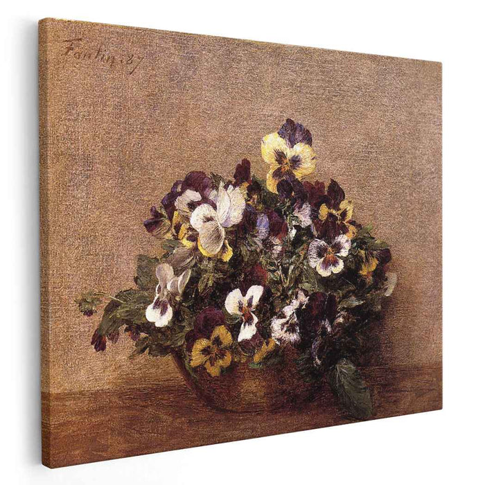 Pansies (1887) by Henri Fantin-Latour