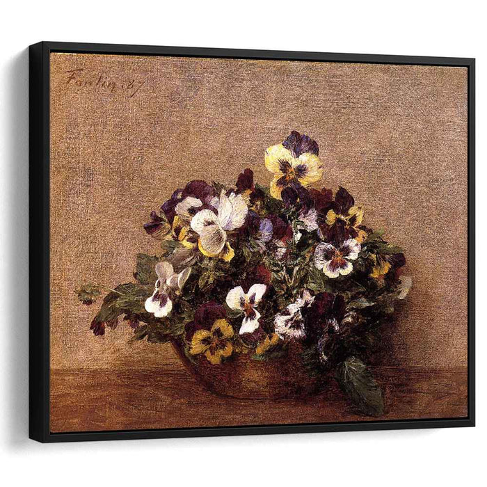 Pansies (1887) by Henri Fantin-Latour