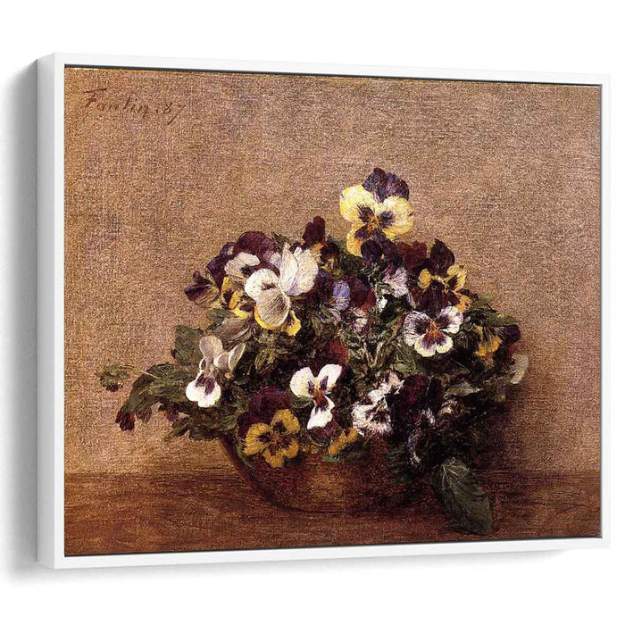 Pansies (1887) by Henri Fantin-Latour