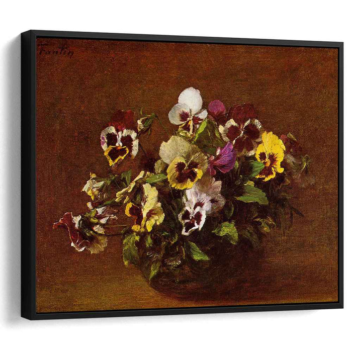Pansies by Henri Fantin-Latour