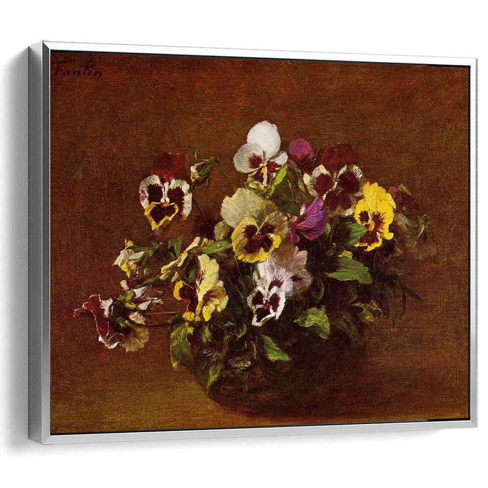 Pansies by Henri Fantin-Latour
