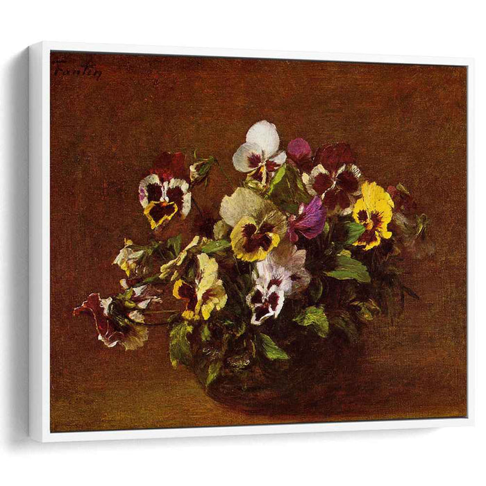 Pansies by Henri Fantin-Latour