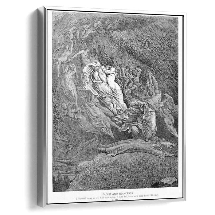 Paolo and Francesca II by Gustave Dore
