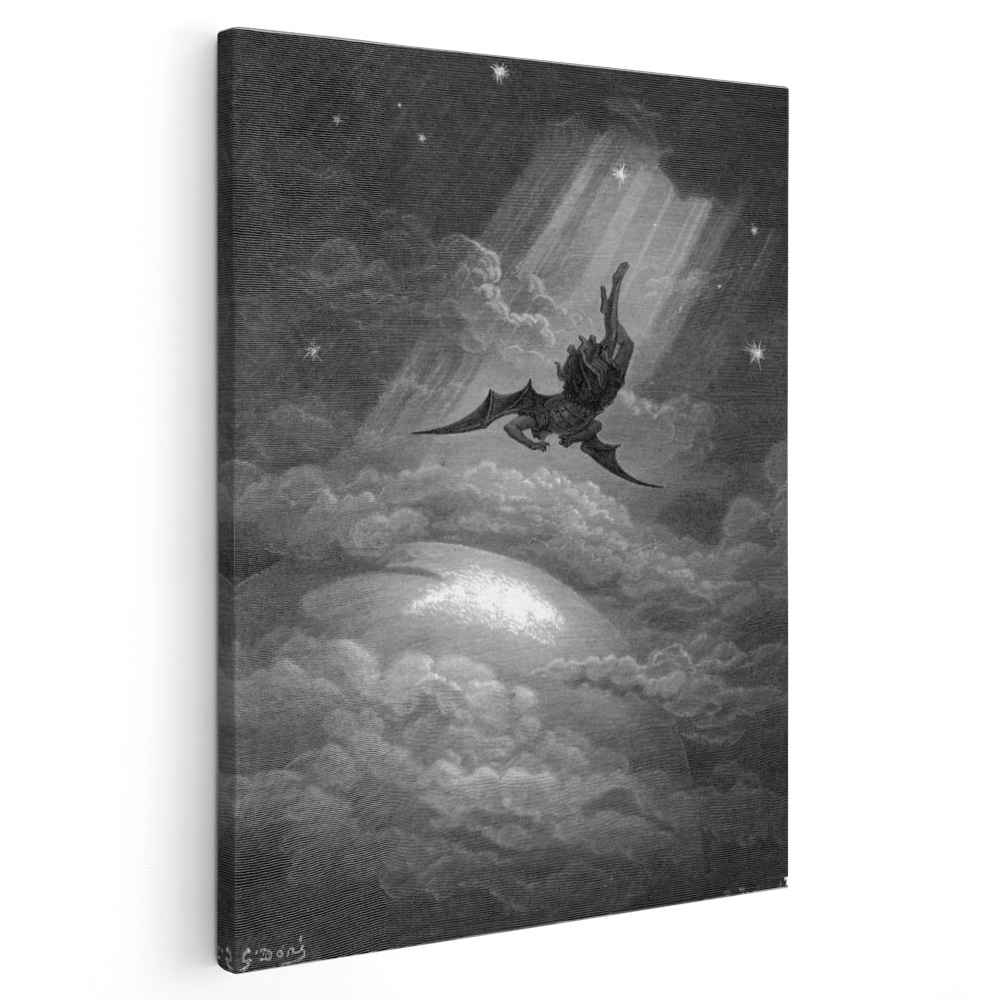 Paradise Lost by Gustave Dore - Canvas Artwork — Kanvah