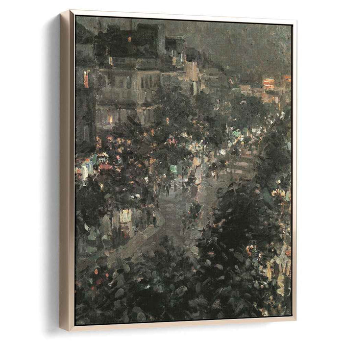 Paris at Night. Boulevard des Italiens (1908) by Konstantin Korovin