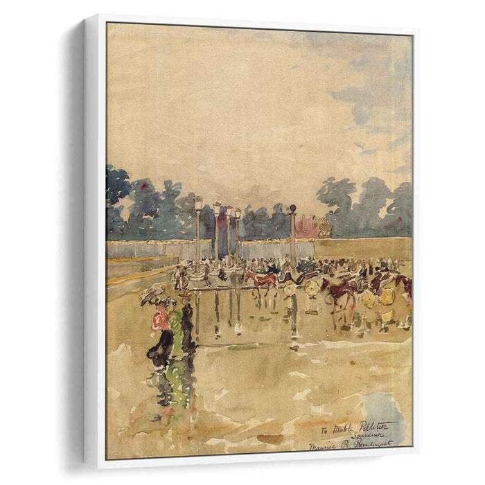 Paris Boulevard in the Rain (1893) by Maurice Prendergast