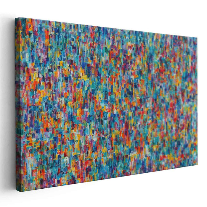 Chromatic Harmony Breeze: A Symphony of Color - Modern Abstract Canvas Art