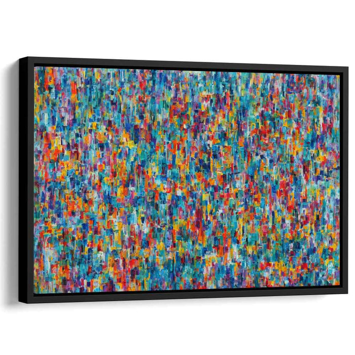 Chromatic Harmony Breeze: A Symphony of Color - Modern Abstract Canvas Art
