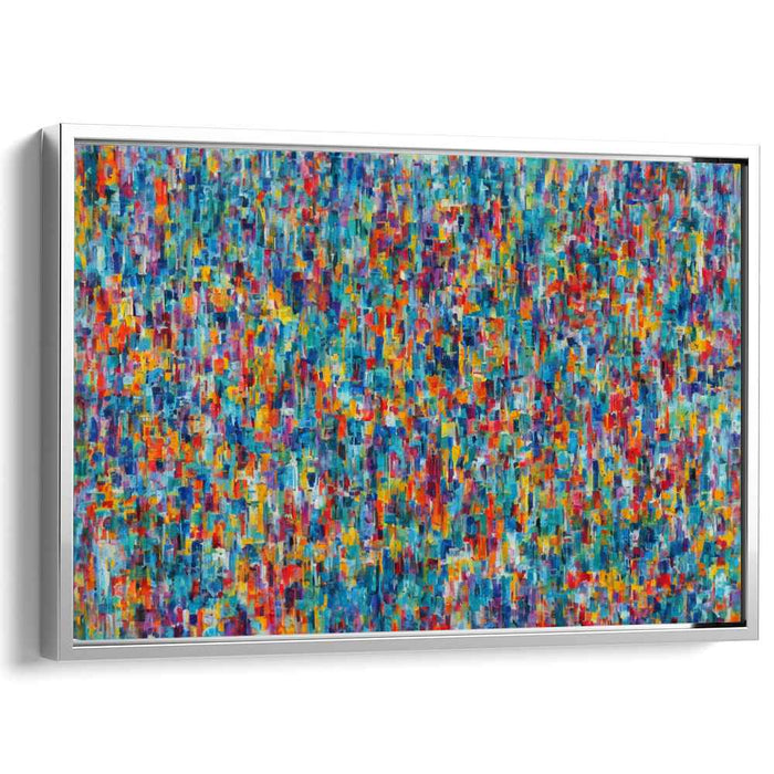Chromatic Harmony Breeze: A Symphony of Color - Modern Abstract Canvas Art