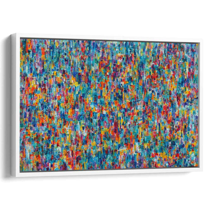 Chromatic Harmony Breeze: A Symphony of Color - Modern Abstract Canvas Art