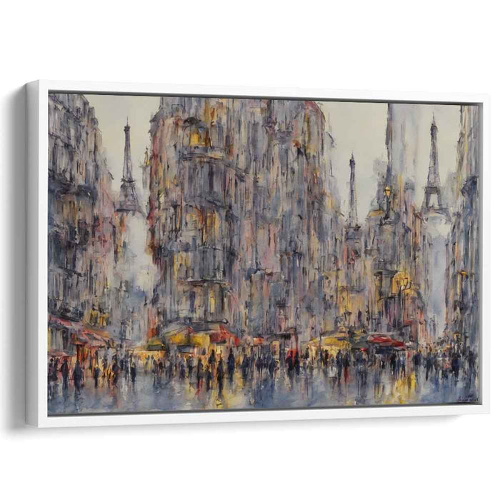 Urban Impression Elevation: Impressionist Cityscape with Eiffel Tower