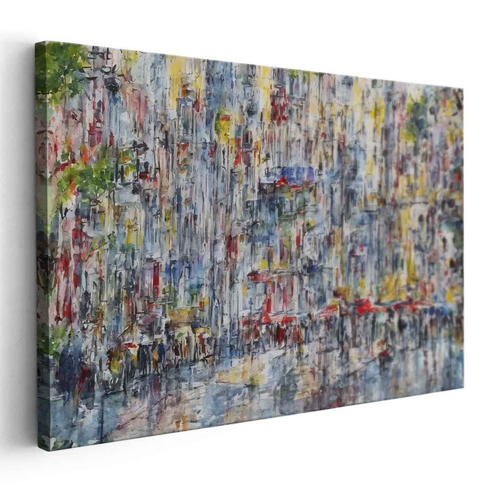 Urban Alchemy: Abstract Urban Canvas Art