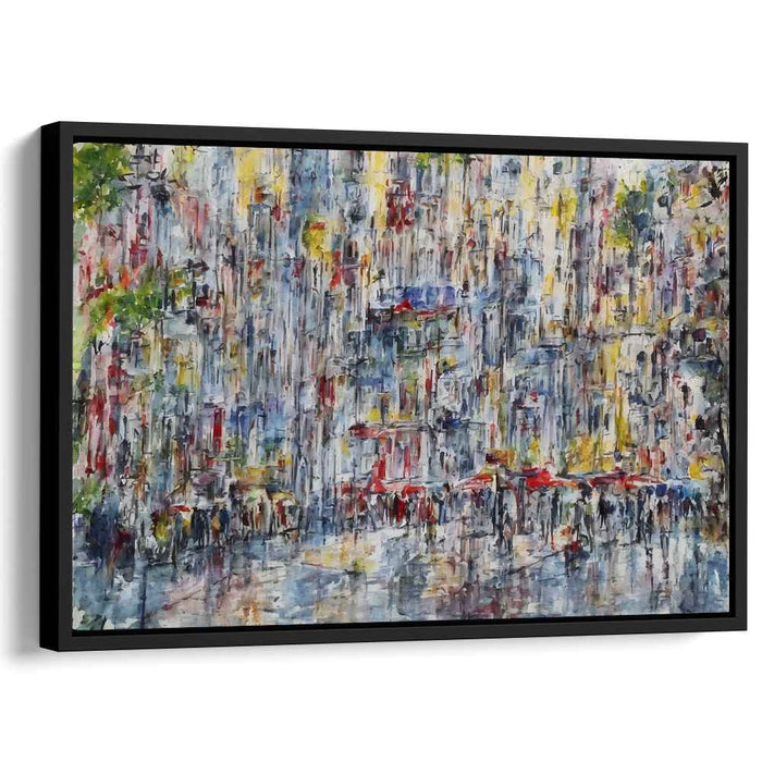 Urban Alchemy: Abstract Urban Canvas Art