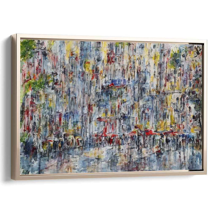 Urban Alchemy: Abstract Urban Canvas Art