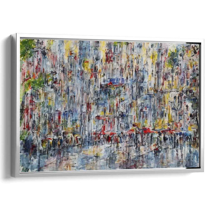 Urban Alchemy: Abstract Urban Canvas Art