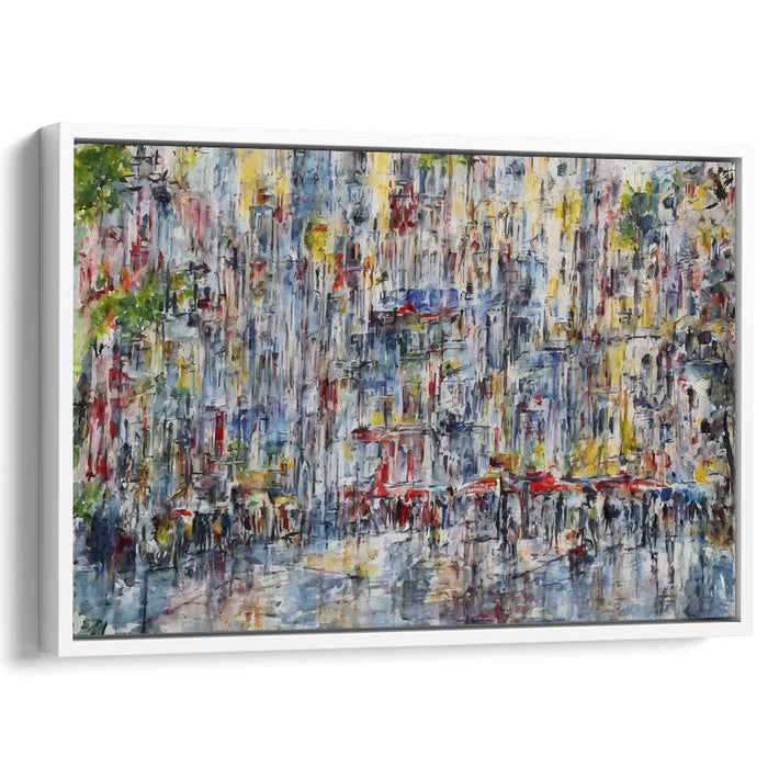 Urban Alchemy: Abstract Urban Canvas Art