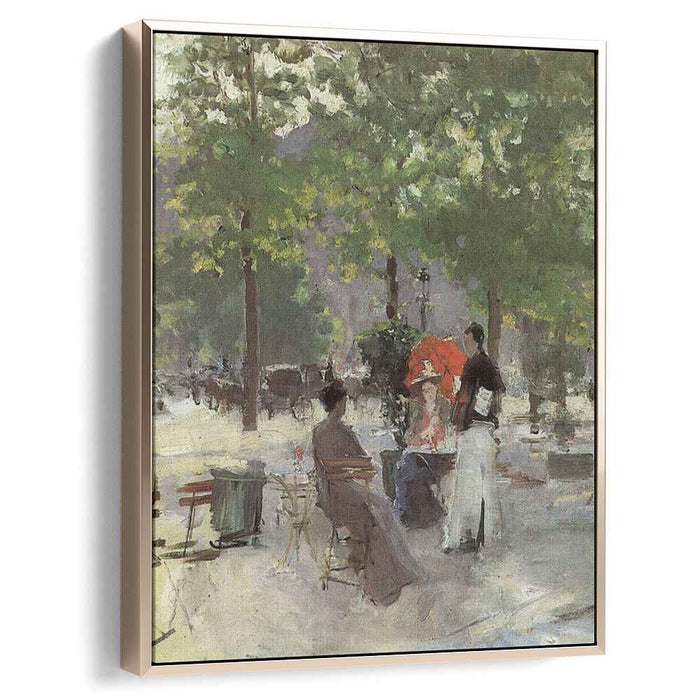 Paris cafe (1890) by Konstantin Korovin
