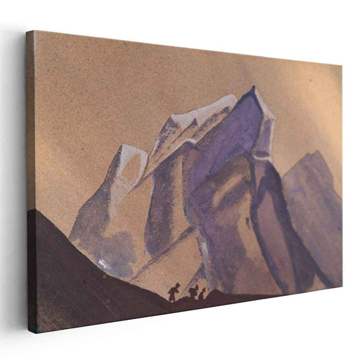 Pass. Tempest. Secret path. (1936) by Nicholas Roerich