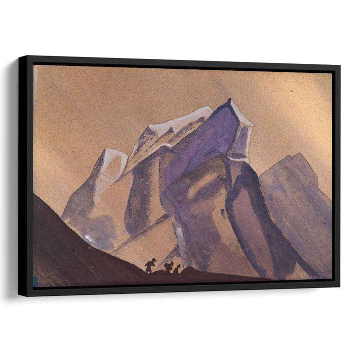 Pass. Tempest. Secret path. (1936) by Nicholas Roerich