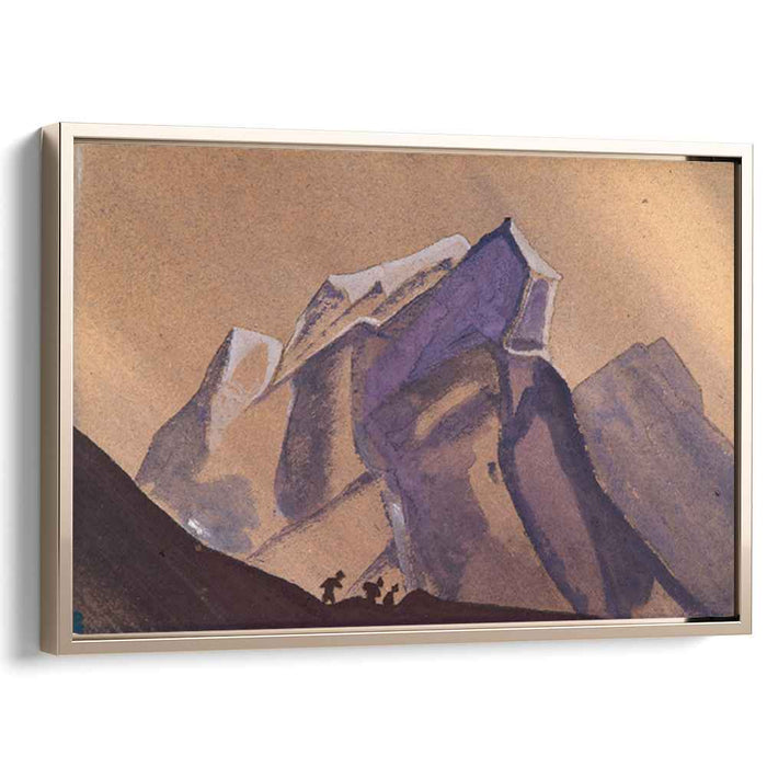 Pass. Tempest. Secret path. (1936) by Nicholas Roerich