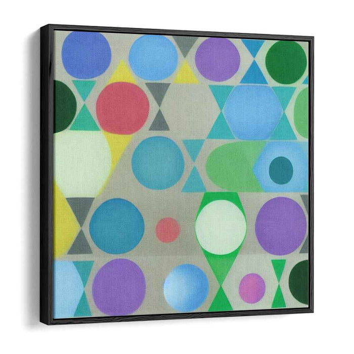 Geometric Play: Modernist Color Block Canvas Art
