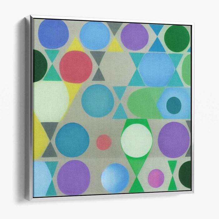 Geometric Play: Modernist Color Block Canvas Art