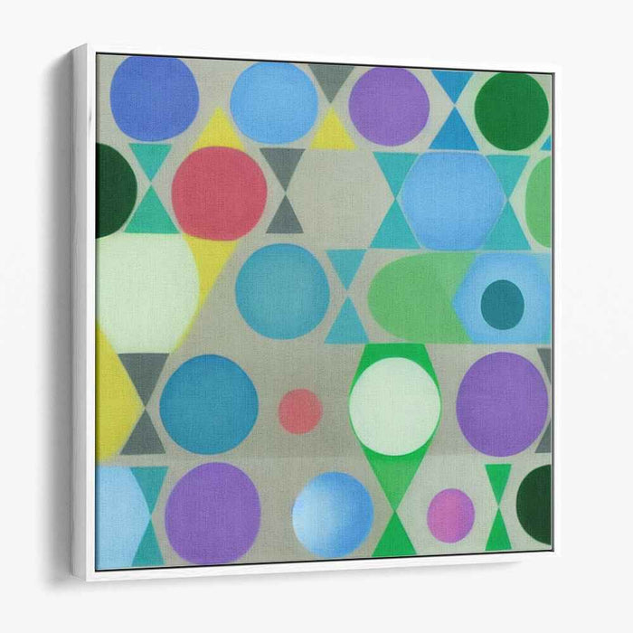 Geometric Play: Modernist Color Block Canvas Art