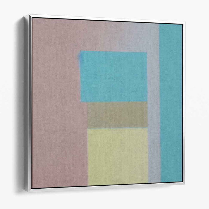 Geometric Balance: Minimalist Geometric Harmony Canvas Art Print