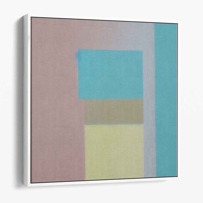 Geometric Balance: Minimalist Geometric Harmony Canvas Art Print