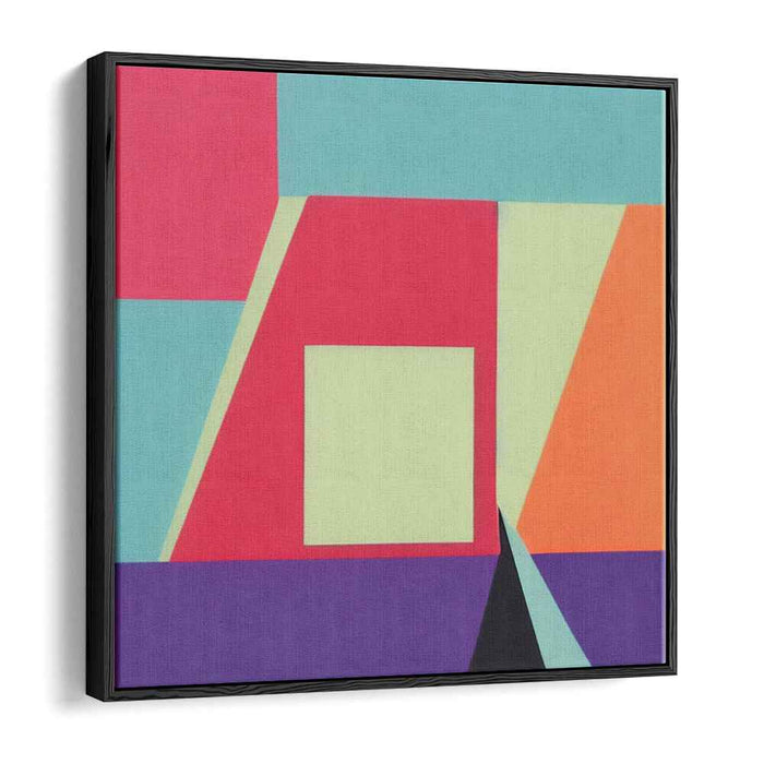 Daring Spectrum Shift: Bold Abstract Canvas Art Print