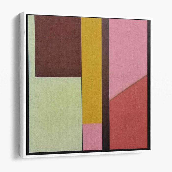 Vibrant Polygonal Symmetry: Modern Abstract Geometric Art Print