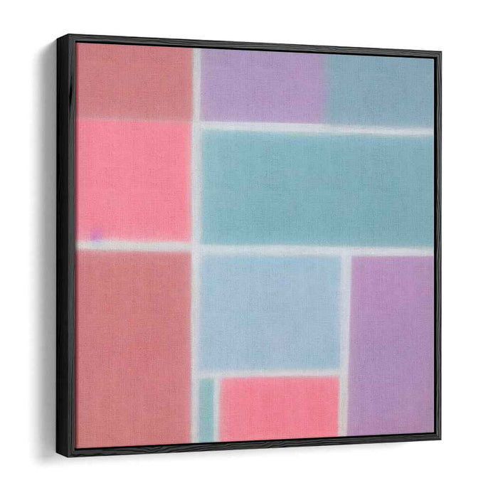 Structured Abstraction: Geometric Minimalist Canvas Art Print