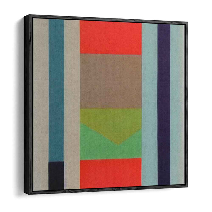 Vivid Spectrum Symphony: Bold Abstract Color Field Canvas Art