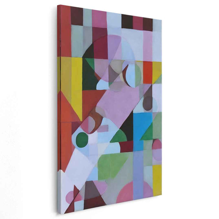 Pastel Bauhaus Squares #202