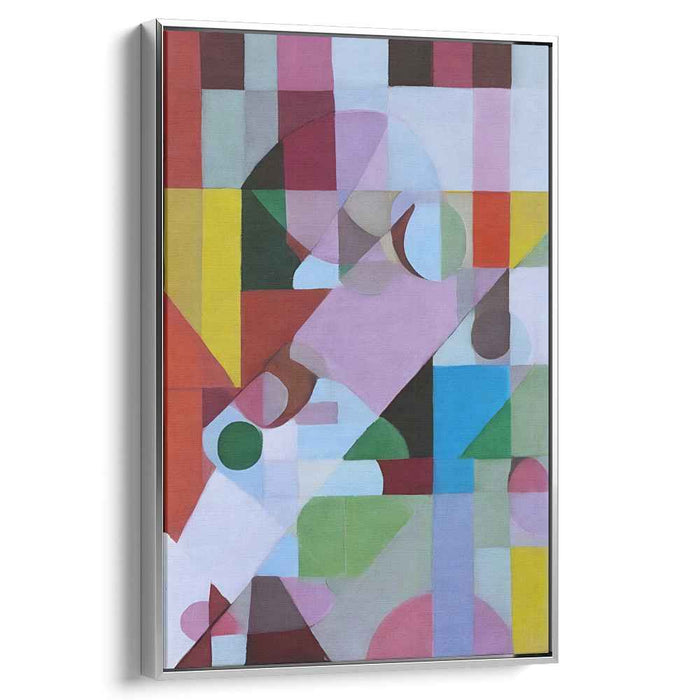 Pastel Bauhaus Squares #202