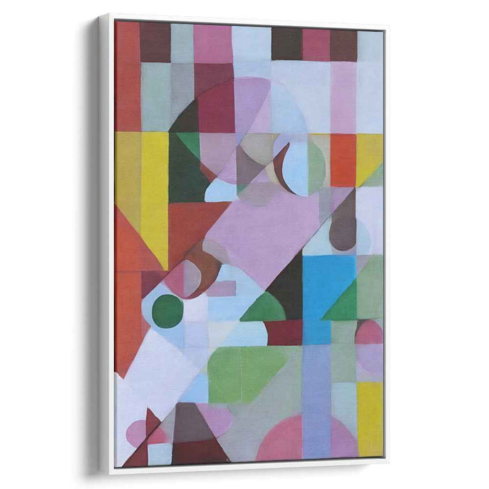 Pastel Bauhaus Squares #202