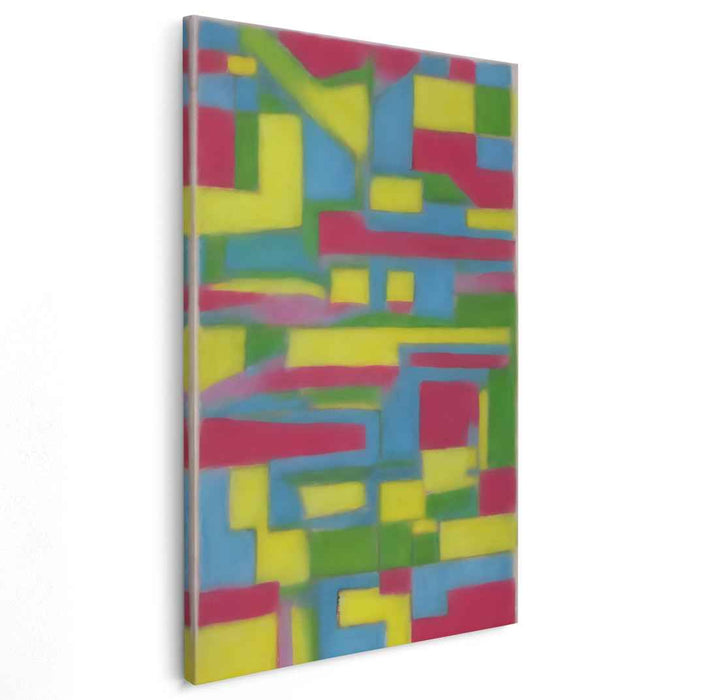 Pastel Bauhaus Squares #213