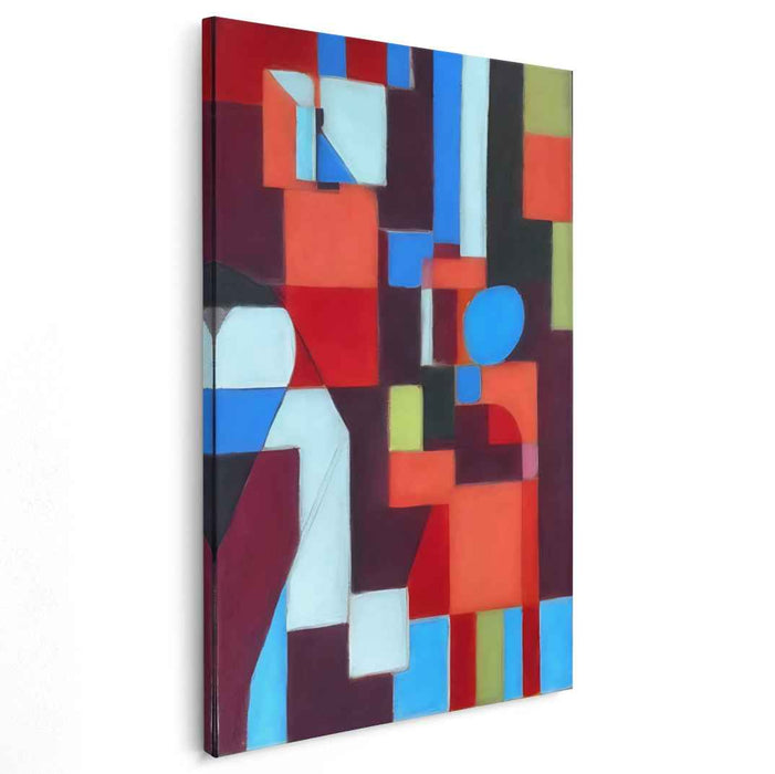 Pastel Bauhaus Squares #223