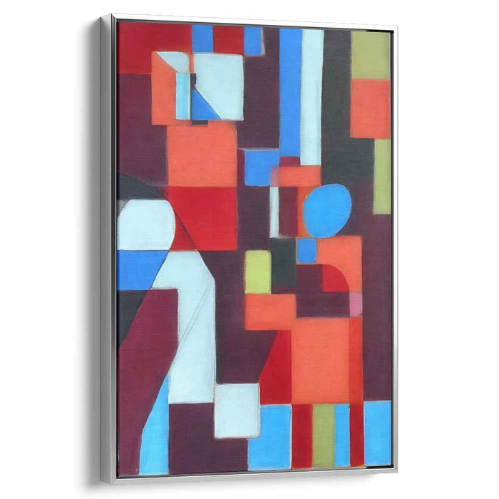 Pastel Bauhaus Squares #223