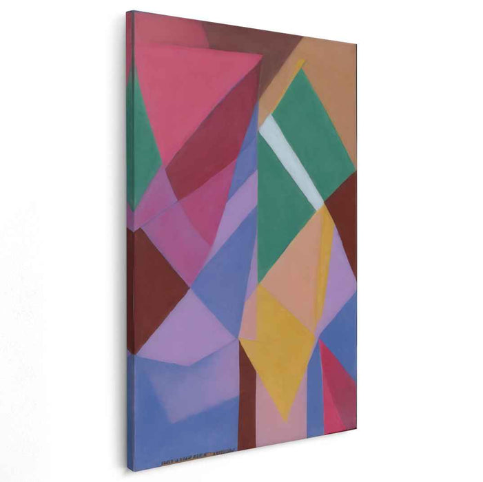 Wild Spectrum Splash: Bold Abstract Canvas Art Print