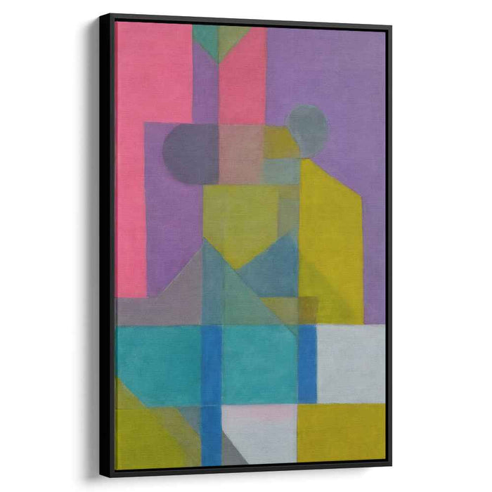 Cityscape Daydream: Modern Abstract Canvas Art Print