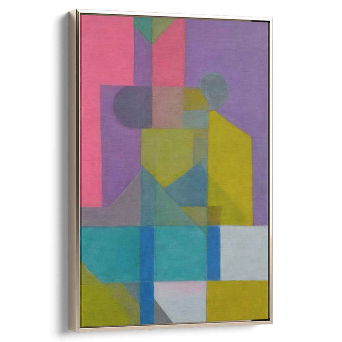 Cityscape Daydream: Modern Abstract Canvas Art Print