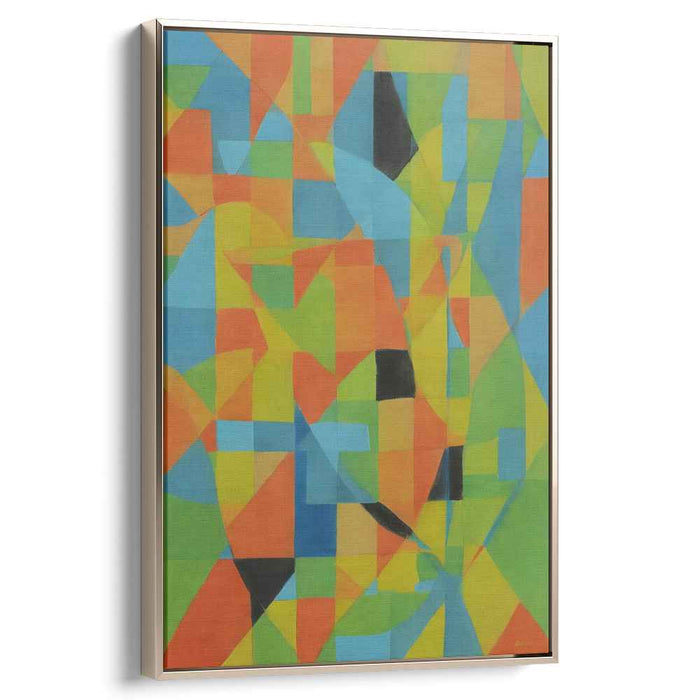 Pastel Bauhaus Squares #233