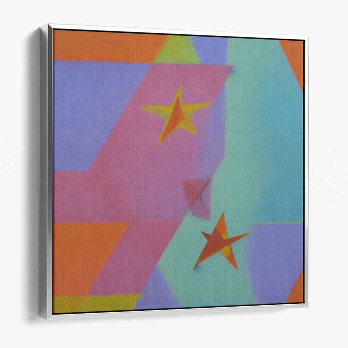 Cosmic Rhapsody Burst: Vibrant Abstract Star Composition