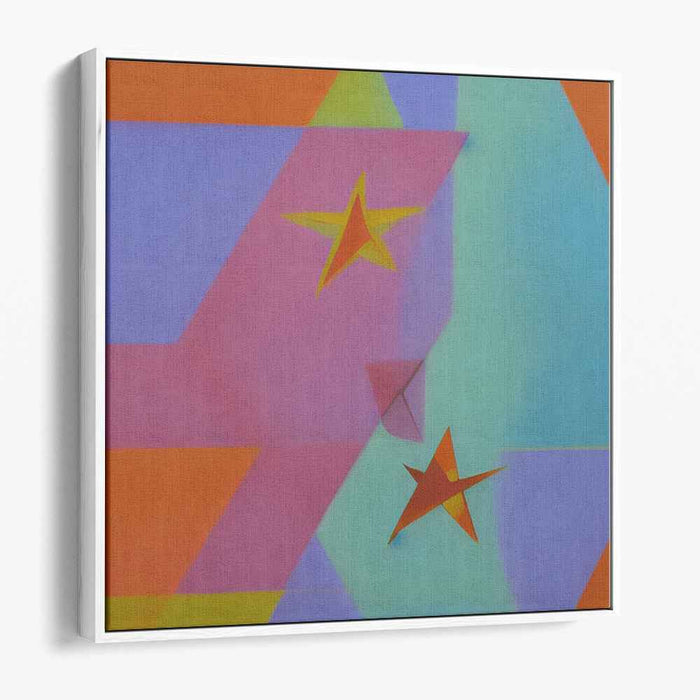 Cosmic Rhapsody Burst: Vibrant Abstract Star Composition