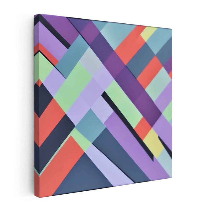 Pastel Bauhaus Triangles #010